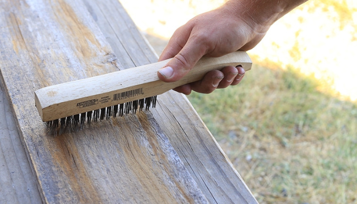 Nylon Bristle Brush / How To Paint A Old Wooden Table ?