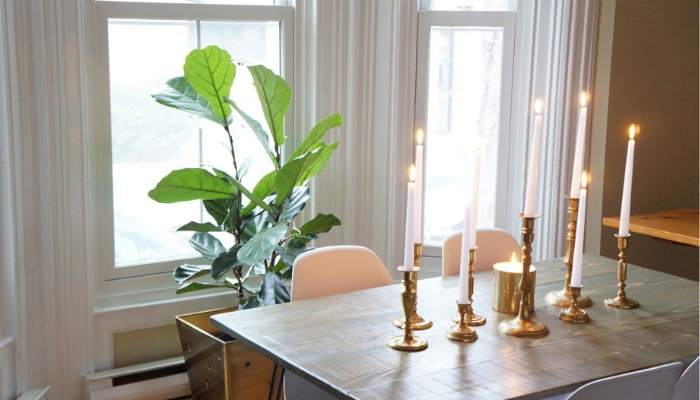 Use Your Candlesticks As A Centerpiece /  How To Decorate A Dining Table ?