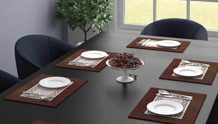  Use place mats for a top-end look / How To Decorate A Dining Table ?