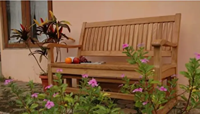 traditional glider bench / best porch chair ideas