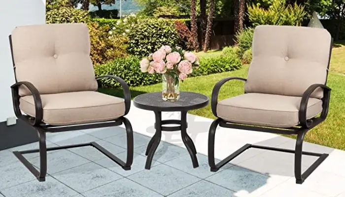 Springs Metal Motion Rocking Chairs /  best porch chair ideas