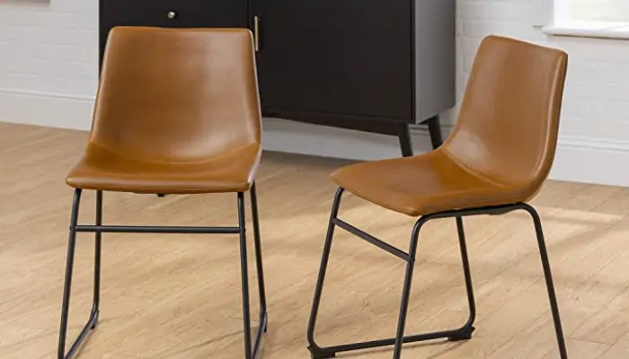 Faux Leather Arm less mid century chair / how to Choose a mid century modern dining chairs? 