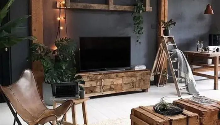 4. decor with House Plants / how to decor living room with a woodsy look ?