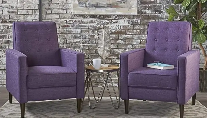 4. Modern Fabric Wingback Chair / best ideas for modern wingback chair