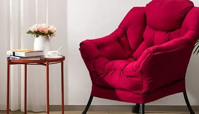 7. Single Steel Frame wingback chair / best ideas for modern wingback chair 