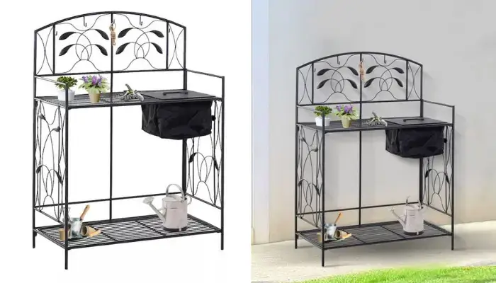 4. Out sunny Folding Metal Potting Bench /  how to select a potting bench?