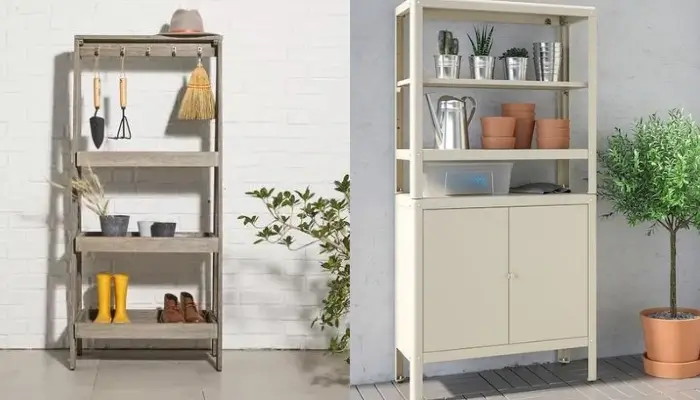 West Elm Port side Garden Storage / how to select a potting bench?