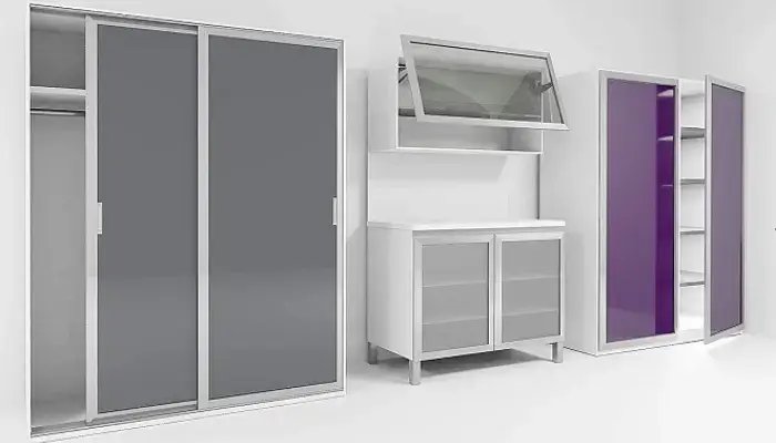 8. light weight Aluminium Cabinet for Bedroom / best ideas for modern bedroom cabinets