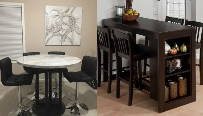 2. Bar height dining tables for small space /  dining tables for small Spaces