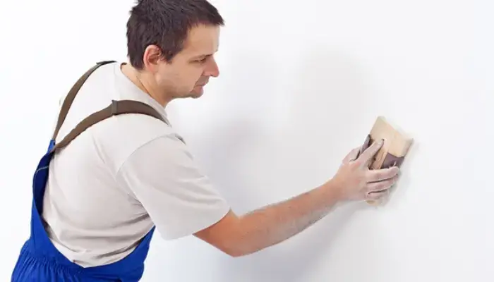 3. sandpaper / How to paint a old wall ?
