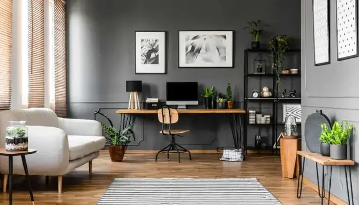 3. dark gray paint color / best gray wall ideas for living room