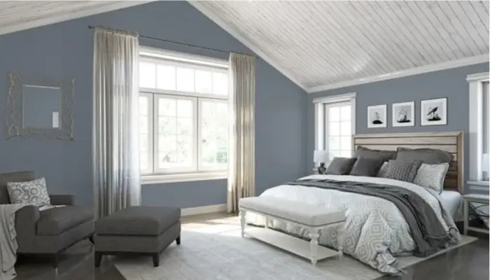 11. Pike's Peak Gray Paint Color / best gray wall ideas for living room