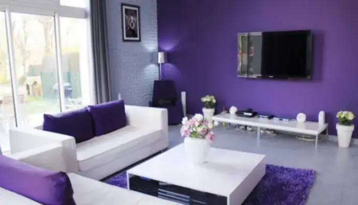 ultra violet color /  best interior color ideas for every home