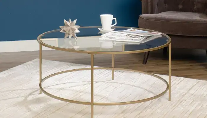 round gold coffee table / best gold coffee table ideas for decor a living room
