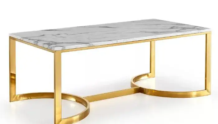 pattern marble top gold coffee table / best gold coffee table ideas for decor a living room