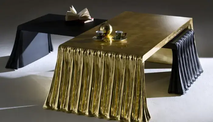 twin in one black and gold coffee table / best gold coffee table ideas for decor a living room