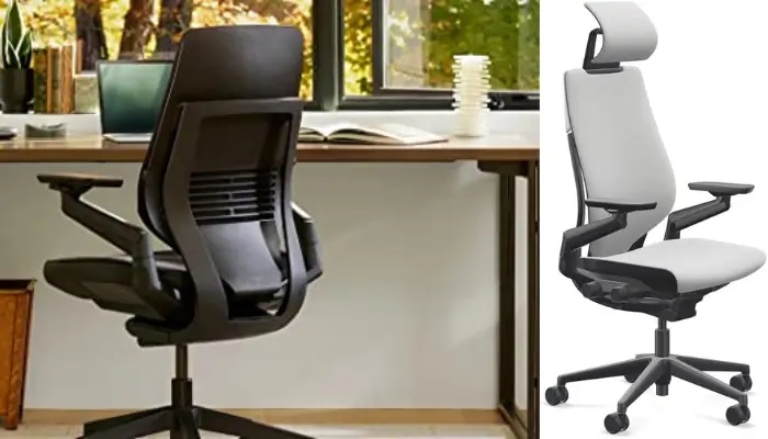 11. Licorice Fabric Gesture Office Chair / best office chair designs for tall people