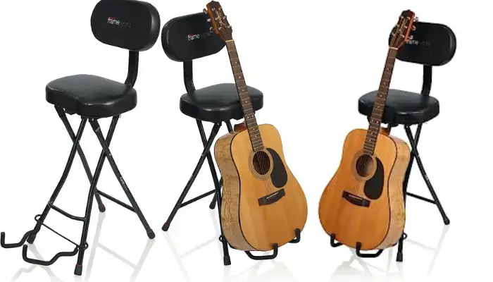 2. Seat with Padded Cushion guitar stool / best chair and stool for playing guitar