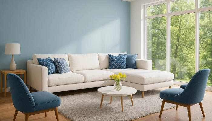 powder blue color / best interior color ideas for every home