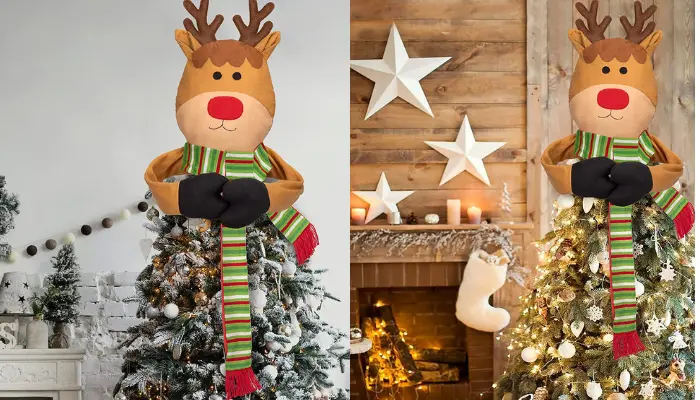 Moon Boat Christmas Tree Topper Reindeer Hugger / Best Christmas Tree Toppers