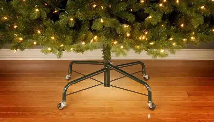 Rolling Wheels Christmas Tree Stand / best Christmas tree stands