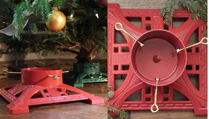 red John Wright christmas Tree stand / best Christmas tree stands