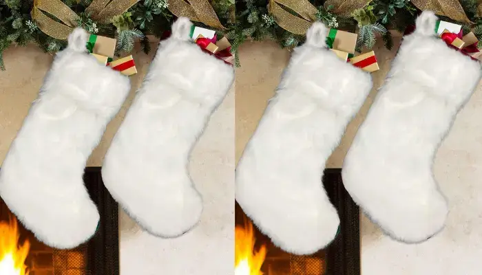 Snowy White Christmas Stockings / what is Christmas stocking?