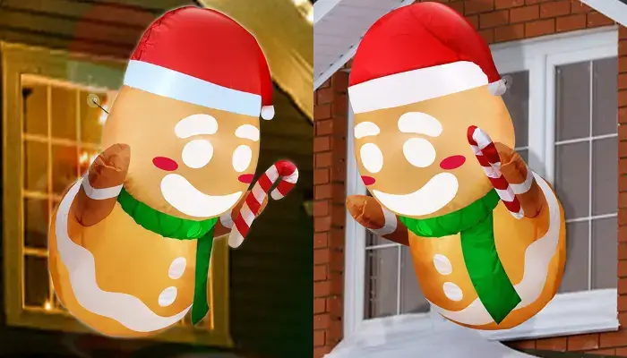 Hat Candy Cane Broke Outdoor Decoration Christmas Inflatables / how do christmas inflatables work?