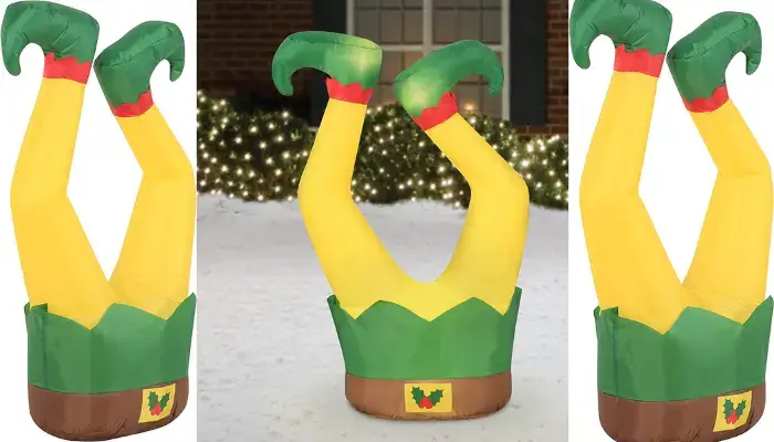 Tall Multicolored Christmas Inflatable / how do christmas inflatables work?