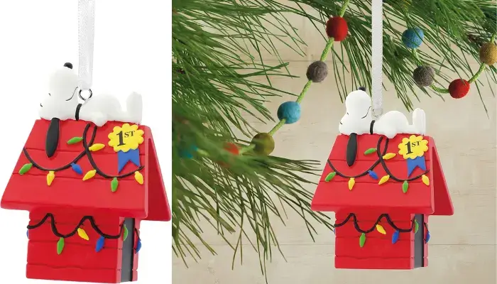 Peanuts Snoopy Dog House Christmas Ornament / Best Christmas Ornaments
