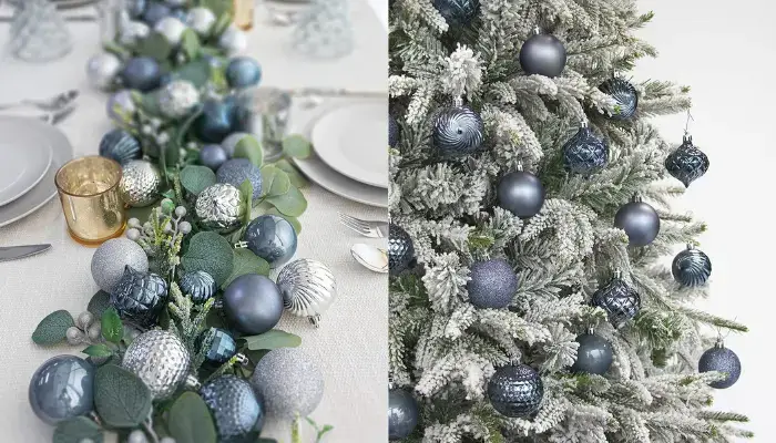 Dusty Blue Christmas Balls ornaments / Best Christmas Ornaments