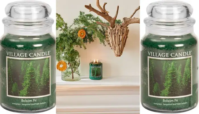 Village Candle Balsam Fir Large christmas candle / best christmas candle