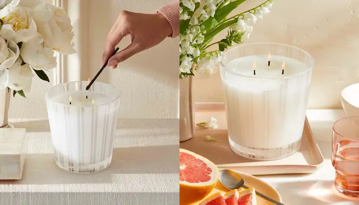 Grapefruit 3-Wick Christmas Candle / best christmas candle