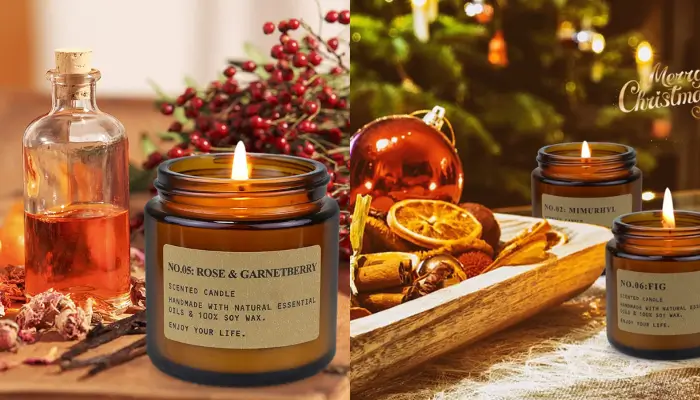 Home Scented Aromatherapy Candle Christmas / best christmas candle