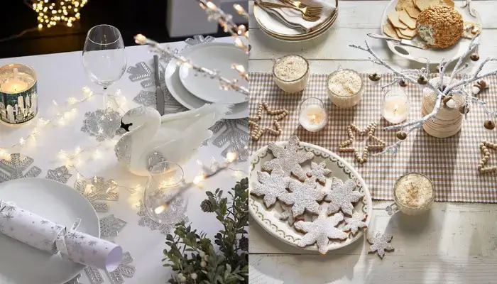 Winter Wonderland Christmas Table decoration / How can I decorate my Christmas table?