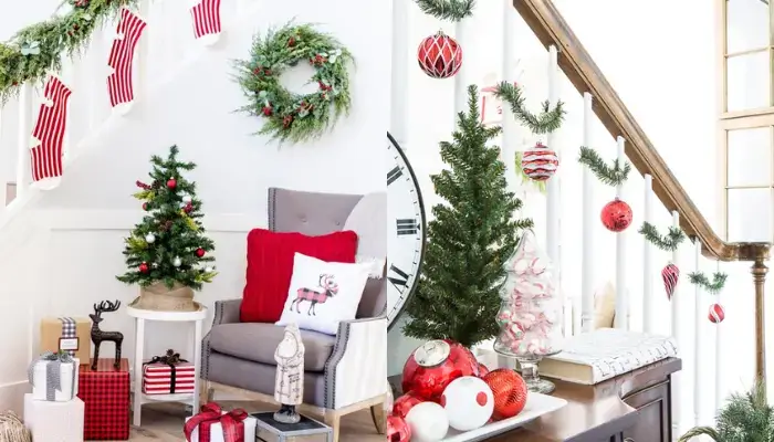 decoration with Candy Cane Lane / How to decorate stair banister for Christmas?