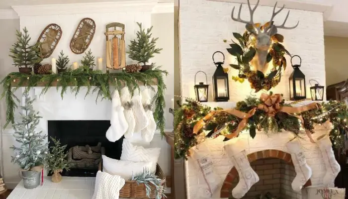 decorate with a Simple style / best rustic christmas decorations ideas