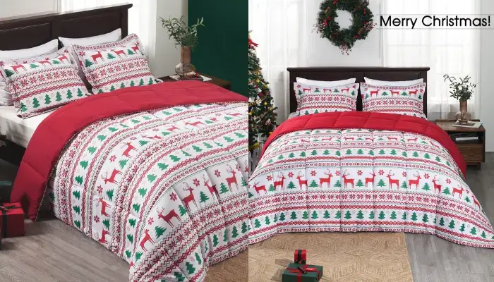 Basic Beyond Queen christmas bedding / What is bedding set?