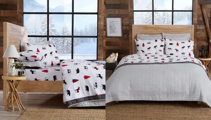 Great Bay Home Extra Soft christmas bedding / best christmas bedding sets Ideas