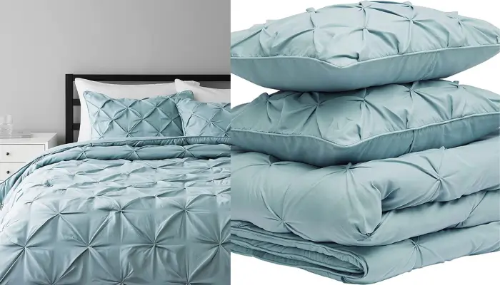 Pinch Pleat All-Season Comforter Bedding Set  / best christmas bedding sets Ideas