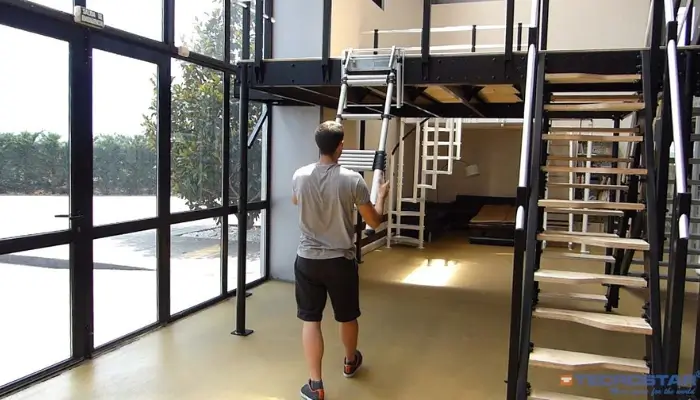 Yvan Telescoping Ladder / best loft ladders for small spaces 