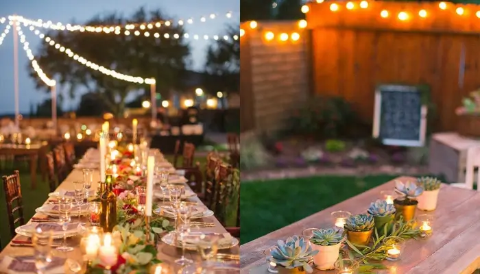 decor with light it up / how to style my outdoor table?