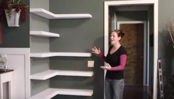 DIY Floating Corner Shelves / how to make DIY shelves at home?