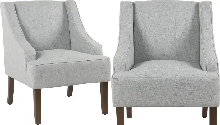 Velvet Swoop Arm accent chair / Best accent chairs 