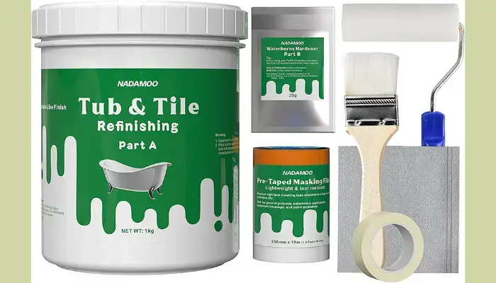 Semi-Matte White Resurface Paint / best paint for ceramic tile
