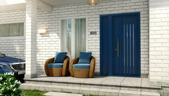 Navy Blue color / Best Front Door Colors