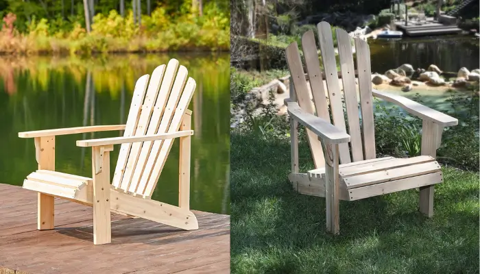 Westport Wooden Outdoor Patio Adirondack Chair / Best Wooden Adirondack Chairs for Classic Style