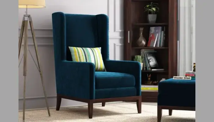 wingback accent chair / can I use an accent chair as a desk chair?