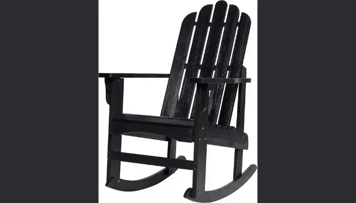 Marina Wooden Outdoor Rocking Adirondack Chair / Best Folding Wooden Adirondack Chairs