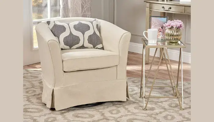 Cecilia Swivel Chair with Loose Cover / best swivel chairs